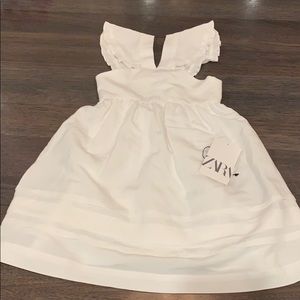 NWT ZARA Kids 5T white dress